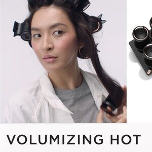 T3 Black Hot Hair Rollers